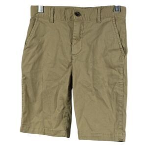 Children's Place Khaki Uniform Shorts Boys 8 Adjustable Waist Chino School wear